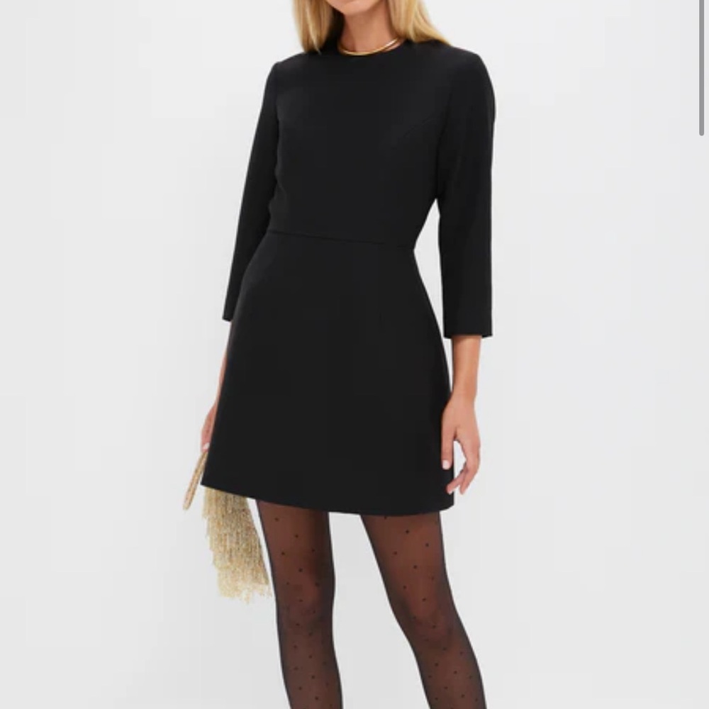 Tuckernuck Classic Black Long-Sleeve A-Line Dress